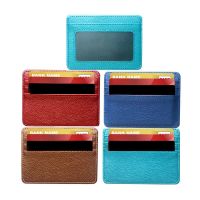 New Thin PU Leather Mini Wallet Slim Bank Credit Card Holder 5 Card Slots Mens Business Small ID Case For Man Purse Cardholder Card Holders