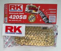 โซ่RK 420-120 GOLD สีทอง2ชั้น (ทองทั้งแผ่นนอก-ใน)