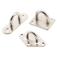 【 Party Store 】 M5 M10 304/316 Stainless Steel Pad Eye Plate Outdoor Camping Activity Hardware Sun Shade Sail Awning Door Buckle Mount Hook