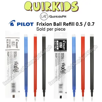  Pilot FriXion Ball Slim Gel Multi Pen Refill - 0.5 mm - Black  - Pack of 3