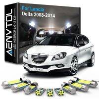 AENVTOL ไฟตกแต่งภายใน LED Canbus 8ชิ้นสำหรับ Lancia Delta 3 III แฮทช์แบค844 MK3 2009 2010 2011 2012 2013 2014ตกแต่งรถยนต์