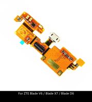 พอร์ตชาร์จเดิมสําหรับ ZTE Blade V6 / Blade X7 / Blade D6 ขั้วต่อแท่นชาร์จ USB สมบูรณ์ Flex cable Repair Parts