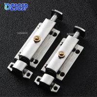 【LZ】№₪♙  Dzsgsp Hardware Door Flush Bolt 2.5 Inch Zinc Alloy Security Sliding Barrel Latch Lock With Spring Switch Push Type