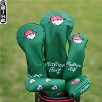 ★NEW★ South Korea Malbon original single fisherman hat putter wooden pole set golf club set head cover protective cover cap set