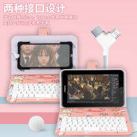 เคสคีย์บอร์ดโทรศัพท์ลายการ์ตูน PVC Phone Keyboard ฝาครอบป้องกันสำหรับแท็บเล็ตโทรศัพท์มือถือ