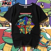 【HOT】เสื้อยืดโอเวอร์ไซส์เสื้อยืดยอดนิยม 【เสื้อยืดอนิเมะ】Pokemon Pokémon แขนสั้นชาย Jenny Turtles COS Ninja แอนิเมชั่น อินเทรน100%cotton