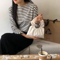 &amp;lt;24h delivery&amp;gt; W&amp;amp;G Nordic simple sling bag atmosphere fashion pleated shoulder bag large capacity Canvas Handbag