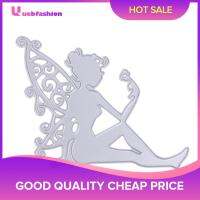 1pcs Metal Steel dainty Sitting fairy Cutting Dies Stencil For DIY Scrapboo