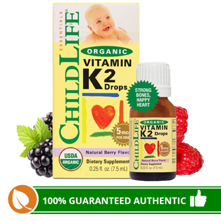 ChildLife Organic Vitamin K2 Drops Natural Berry Flavor 7.5ml Lazada PH