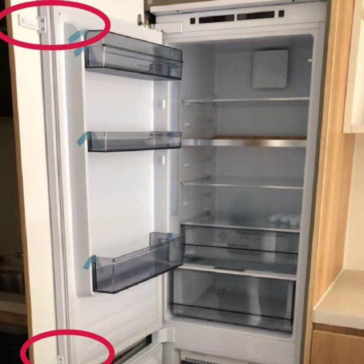 Integrated Fridge Door Plastic Mounting Bracket Fixing Slide Kit For