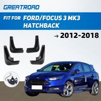 แผ่นกันโคลนล้อรถยนต์บังโคลนรถยนต์สำหรับอุปกรณ์เสริมบังโคลนสำหรับ Ford/Focus 3 MK3 Hatchback 2012-2018 2013 14 15 16 17