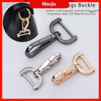 NIAOJIU ที่จับเข็มขัด โลหะ DIY พวงกุญแจ ปลอกคอ Carabiner Snap อุปกรณ์เสริมกระเป๋า ตะขอเกี่ยวที่ถอดออกได้ หัวเข็มขัด สายรัดกระเป๋า กุ้งก้ามกราม