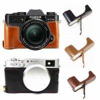 บอดี้เคสหนัง Pu กระเป๋ากล้องสำหรับ Fujifilm X-H2S X-S10 X-E4 X100V XF10 X-T30 X-T20 X-T4 X-T200 X-T3 X-T2 XT4 XT30II XS10