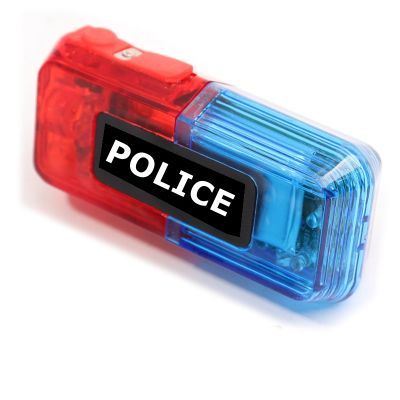 LED Red Blue Multifunction Clip Flashing Warning Safety Shoulder Police Light Build-In Battery 500M Invisable