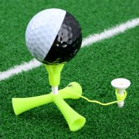 Anti-flying Golf Tee Practice Training Outdoor Sport Adjustable Height Rotatable Tripod Self Standing Mini Golf Tee Ball Holder