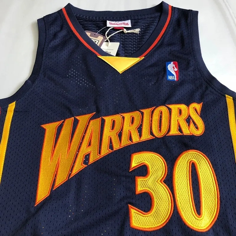 Mitchell & Ness Stephen Curry Golden State Warriors Navy 2009-10 Hardwood Classics Rookie Authentic Jersey