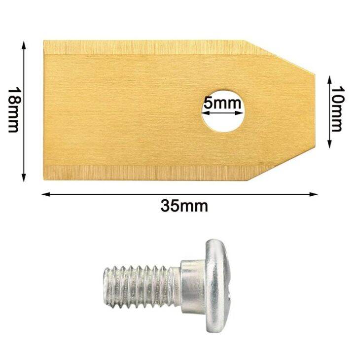 pisau-mesin-potong-rumput-ใบมีดเปลี่ยน36ชิ้นใบมีดเครื่องตัดหญ้าสแตนเลสสำหรับสวนและ-husqvarna-สำหรับเครื่องตัดญ้ารถยนต์