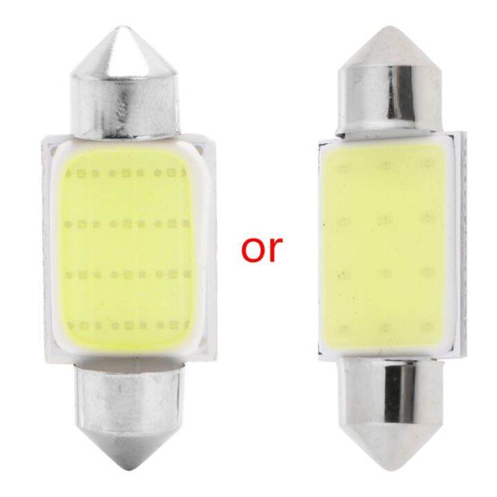 Mm Festoon Can Bus C W Plasma Cob Led Size Interior White Smd Bulb Lazada