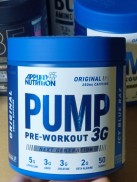 Pump 3G Pre Workout KHÔNG CAFFEINE Applied Nutrition 50 scoops