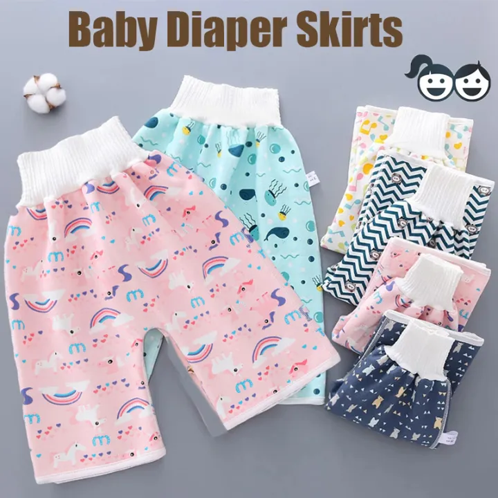 Waterproof Diaper Pants Potty Training Cloth Diaper Pants High Waist