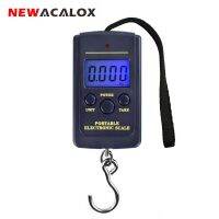 NEWACALOX 40Kg X 10G Mini Digital Scale สำหรับตกปลากระเป๋าเดินทาง Ing Steelyard แขวนอิเล็กทรอนิกส์ Hook Scale