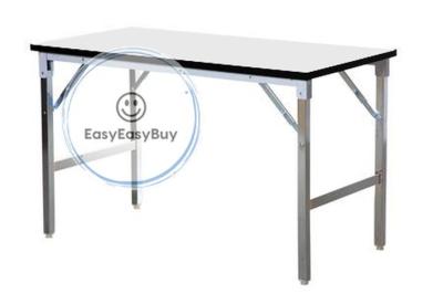 โต๊ะประชุม โต๊ะพับ 60x120 ซม. โต๊ะหน้าไม้ โต๊ะอเนกประสงค์ ❤️โต๊ะสำนักงาน โต๊ะจัดปาร์ตี้ ez99.