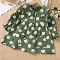 【Ladies shop】 SpringPolka DotCute แขนยาว2 6ปี