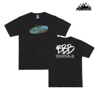 [S-5XL]ผ้าฝ้าย 100% เสื้อยืด พิมพ์ลาย Kaos Band NO PRESSURE Triple B Record S-5XL