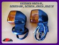 YAMAHA VR150-R TZR150-RR TZM150 ZR120 RXZ-M REAR TURN SIGNAL (RH&amp;LH) SET PAIR "PLASTIC BODY" (2 PCS.) // ไฟเลี้ยวหลัง ซ้าย-ขวา บอดี้พลาสติกสีดำ (1 คู่) สินค้าคุณภาพดี