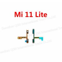 【✆New✆】 ganghuang44704037 สำหรับ Xiaomi Mi 11 Lite ปุ่มเปิดปิดใหม่ปุ่มปรับระดับเสียงด้านข้างสายเคเบิ้ลหลัก