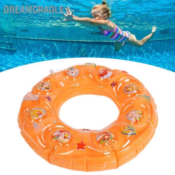 dreamcradle-แหวนว่ายน้ำเด็ก-pvc-การ์ตูนน่ารักแหวนว่ายน้ำเด็ก-summer-water-sport-beach-party-supplies