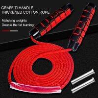 【CW】Fitness 3M Weighted Jump Rope Tangle-Free Fast Memory Foam Adjustable Bearing Skipping Rope Gym Fitness Home Exercise Slim Body