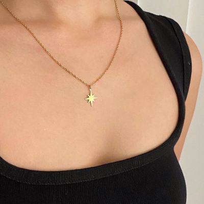 RINDA - Shiny star necklace (snless steel) (สร้อยคอ)