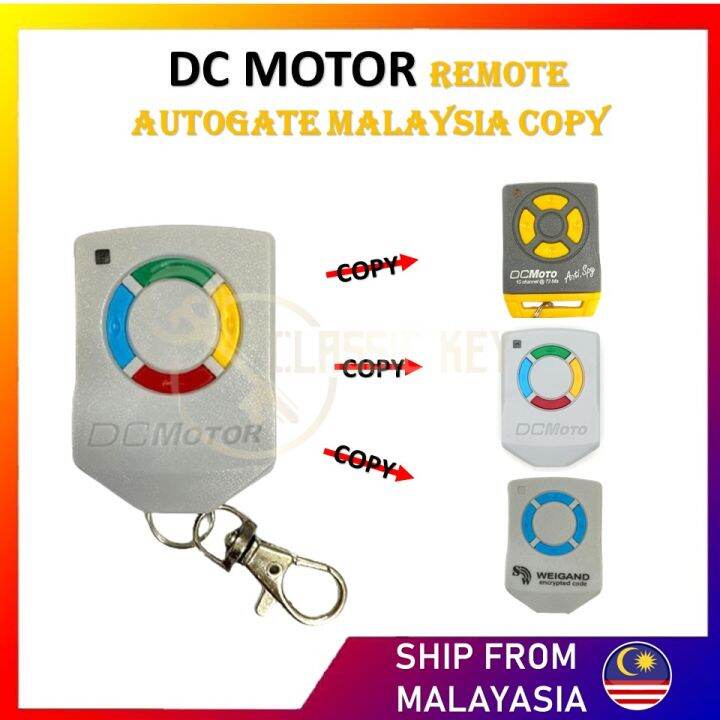 Remote Duplicator For DCMOTOR Malaysia Auto Gate Lazada