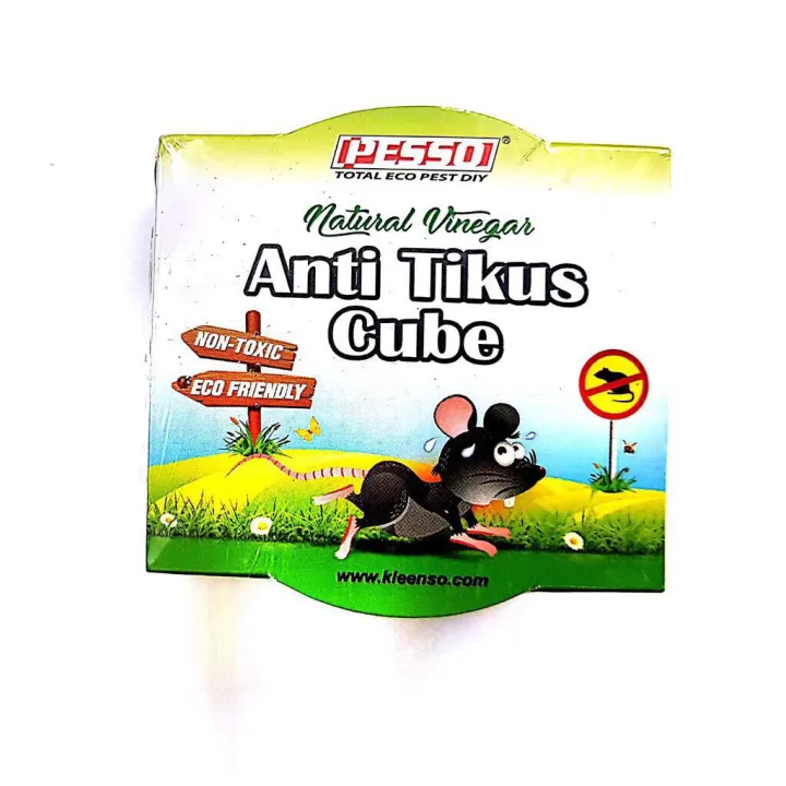 [Ready stock]Malaysia Pesso Vinegar Anti Tikus Cube Rat Repels Halau
