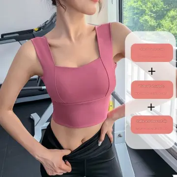 Women's sports bra shock-absorbing anti-sagging running vest push-up  beautiful back bra yoga wear