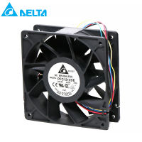 for delta PFC1212DE 120*120*38mm 12V PWM 4-pin 252.8 CFM 6500 RPM 66.5 dB(A) For Bitcoin GPU miner powerful cooling fan