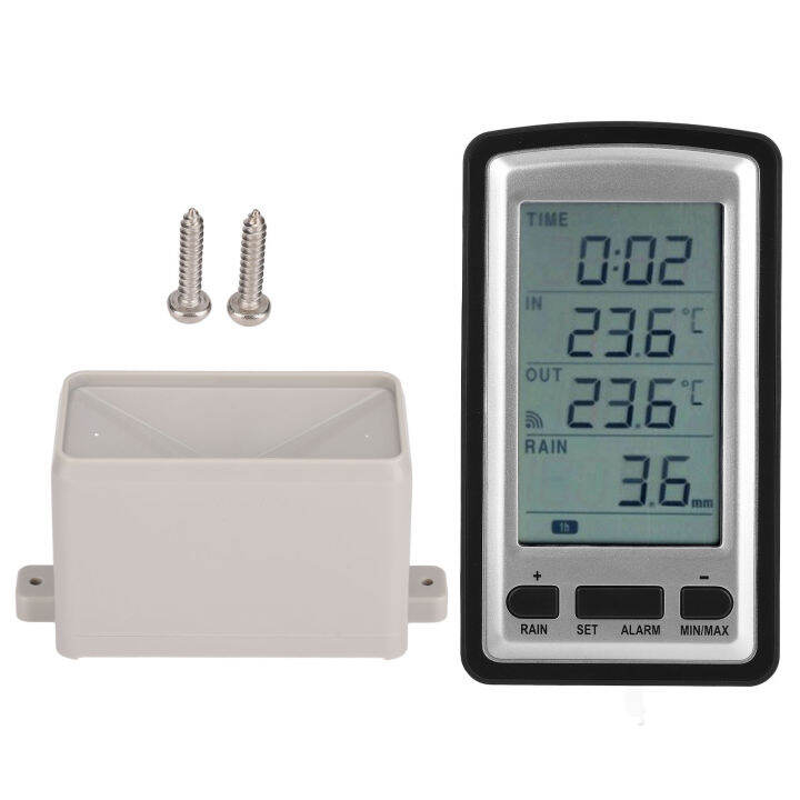 Wireless Rain Gauge Digital Wireless Rain Meter Gauge ครัวเรือน RCC