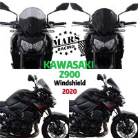 รถจักรยานยนต์กีฬา Touring กระจกกระจก Viser Visor Deflector สำหรับ KAWASAKI Z-900 Z 900 Z900 2020 Double Bubble