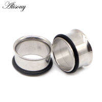 Alisouy 1Pc หูเหล็กสแตนเลสปลั๊กอุปกรณ์เจาะรูปอุโมงค์ทองคำสีกุหลาบเกลียว Expander Earlet เครื่องวัด Body เจาะเครื่องประดับ2Mm-25Mm