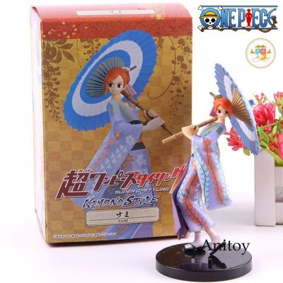 One Piece figure model kimono Nami โมเดลวันพีช ฟิกเกอร์ วันพีช โมเดล นามิ ฟิกเกอร์ กิโมโน ของเล่น ของสะสม ของขวัญ 🇨🇳