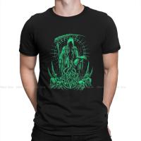 MenS Reaper T Shirts Lucifer Hell Demon Bible 100% Cotton Tops Novelty Short Sleeve O Neck Tee Shirt Party T-Shirt