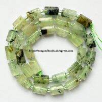 Green Prehnites Quartz Beads