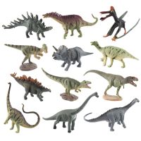 Mini Dinosaur Toys Model 12pcs Childrens Educational Toys Cute Simulation Animal Small Figures For Boy Gift For Kids Toys