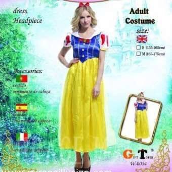 สินค้าขายดี-ชุดแฟนซีคอสตูมคล้ายเจ้าหญิงสโนวไวท์ของผู้ใหญ่-snow-white-adult-costume-ชุดแฟนซี-ชุดเด็ก-การ์ตูน-fancy-kids-christmas-haloween