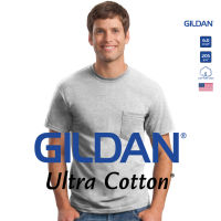 GILDAN® อุลตร้า พ็อกเก็ต เสื้อยืดแขนสั้นแบบมีกระเป๋า - เทาอ่อน สปอร์ตเกรย์ 95H