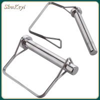 SHUKEYI 2Pcs เหล็กไร้สนิม หมุดล็อคเพลา 12.6X90มม. 1/2 "x 3.54" ความปลอดภัย Coupler PIN ปล่อยอย่างรวดเร็ว ใหญ่มากๆ สายล็อคพิน รถพ่วงฟาร์ม