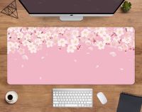 แผ่นรองโต๊ะ Sakura สีชมพูน่ารัก Mousepad Sakura Blossom,Kawai Japanese Spring Flower See Kyoto Table Mat,Kawai Pastel Gaming Mouse Pad