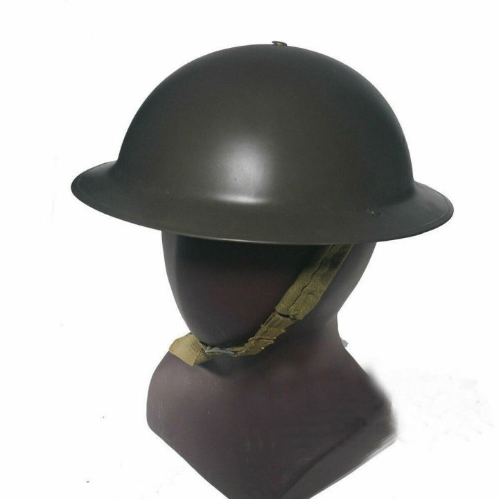 WWII WW2 UK British Army BRODIE STEEL HELMET with Liner - Brodie ...