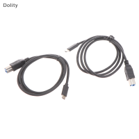 Dolity USB C ถึง USB Type B 3.0 CABLE สำหรับ HDD Case Disk Enclosure Web Camera Video